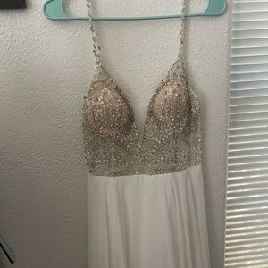 Long white Jovani dress